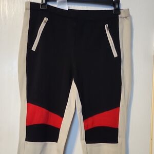 BCBGMaxAzria Black and Red Leggings